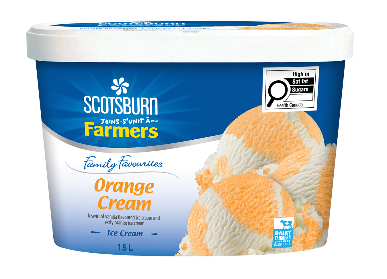 1.5L SCOTSBURN ORANGE CREAM | Agropur Solutions